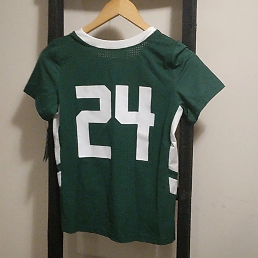 Girls Nike Dri-Fit Green Lacrosse Jersey NWT